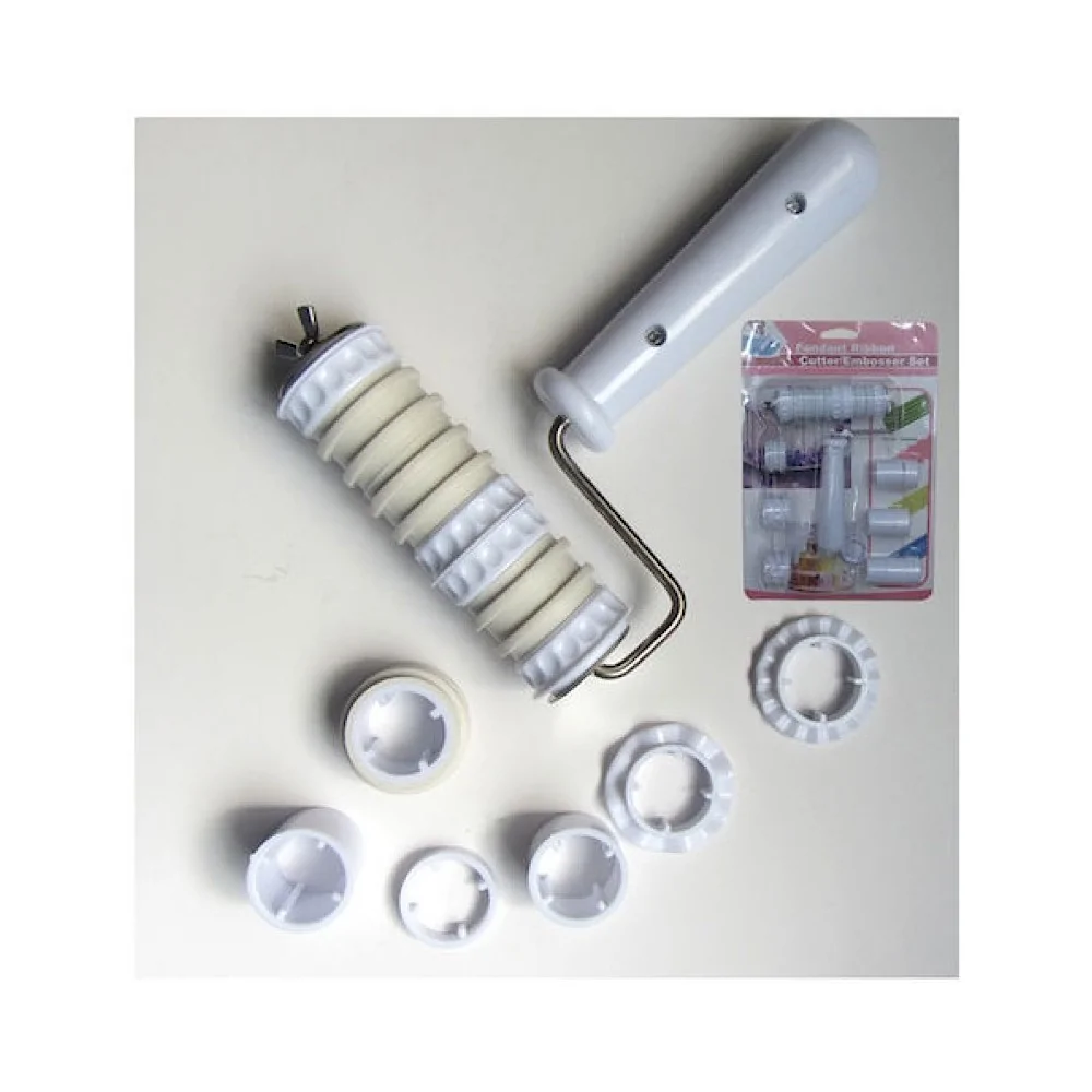 Ροδέλα κοπής-διαμόρφωσης ζαχαρόπαστας 7τμχ