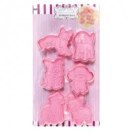 Σετ 6 πρεσαριστά κουπάτ "Σκυλάκια"