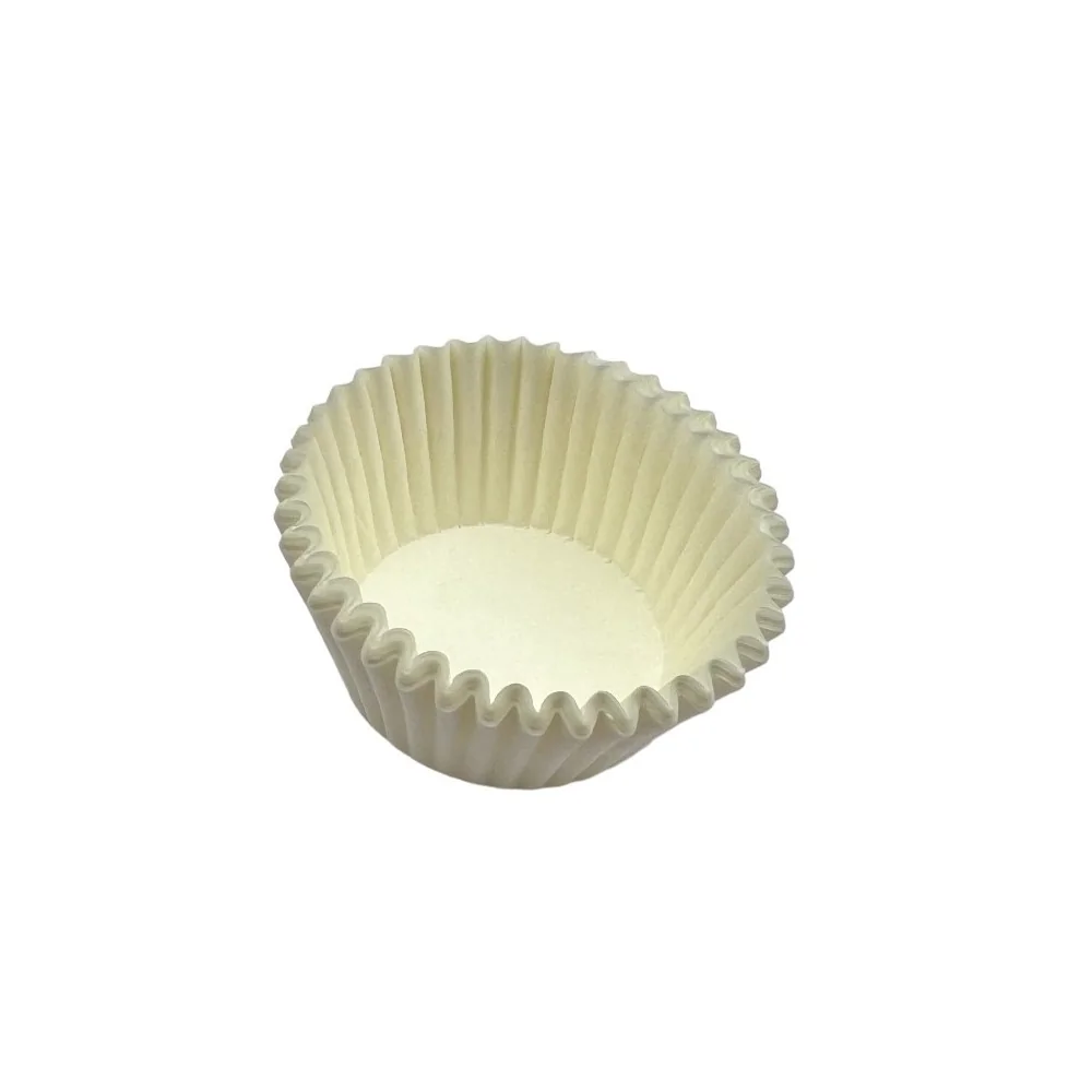 Σετ 100 χαρτάκια cupcake λευκά