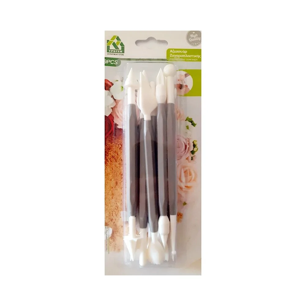 Σετ 9 εργαλεία διαμόρφωσης ζαχαρόπαστας