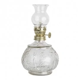 Λάμπα Παραφίνης Λουλούδι Γυάλινη 7 Ημερών