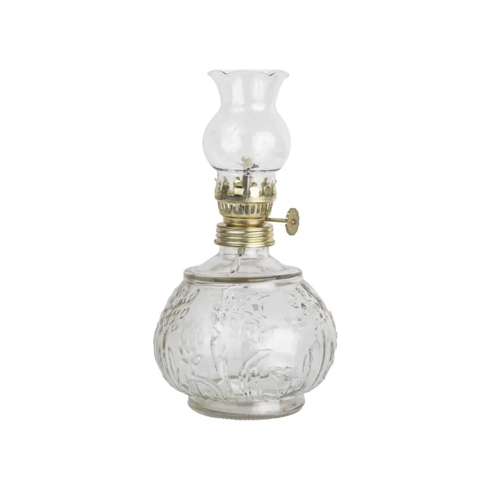 Λάμπα Παραφίνης Λουλούδι Γυάλινη 7 Ημερών