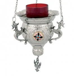 Καντήλι Επινικελωμένο Κρεμαστό