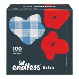 Endless Extra Καρό Μπλε 100φ.