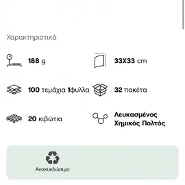 Endless Extra Καρό Μπλε 100φ.