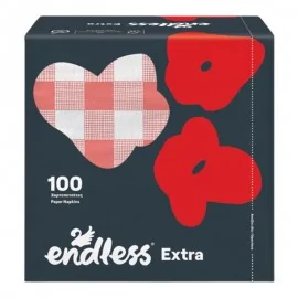 Endless Extra Καρο Κόκκινη 100φ
