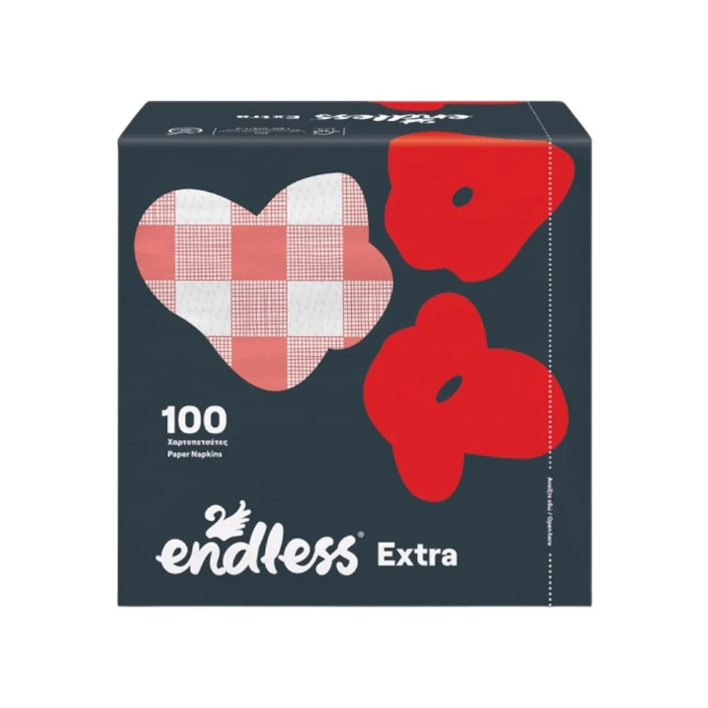 Endless Extra Καρο Κόκκινη 100φ