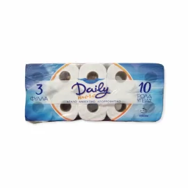 Daily More Χαρτί Υγείας 3φυλλα/10ρολά