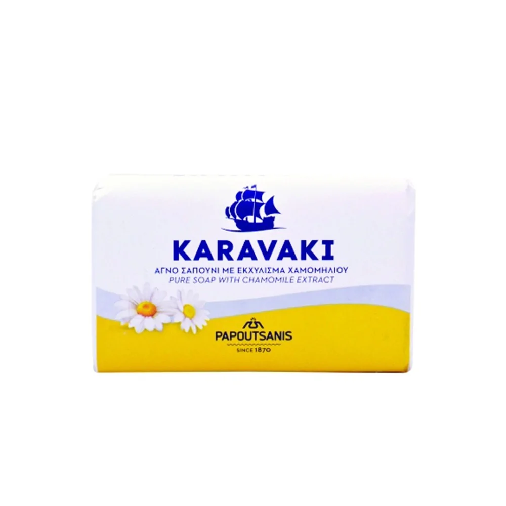 Καραβάκι Αγνό Σαπούνι με Εκχύλισμα Χαμομηλιού125γρ