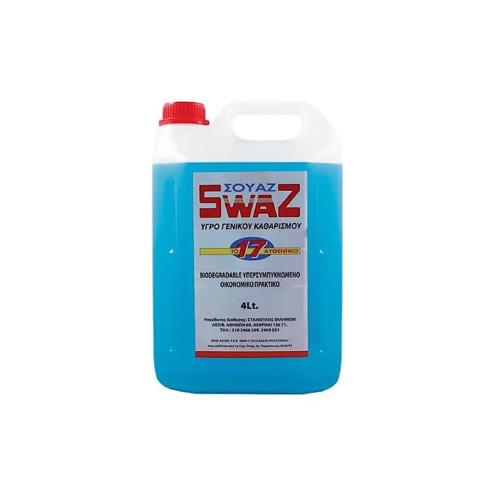 Swaz Υγρό Γενικού Καθαρισμού 4L