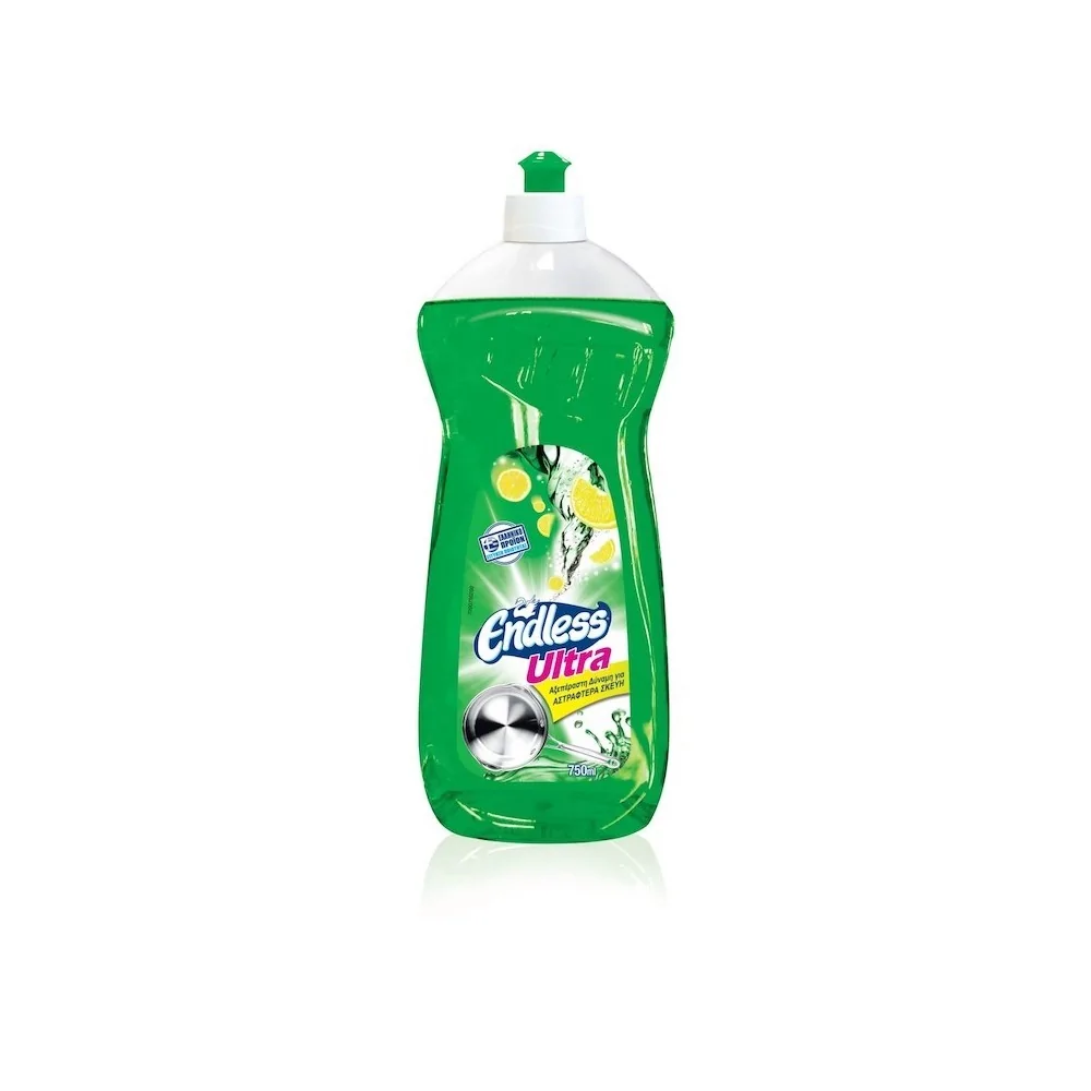Endless Ultra Υγρό Πιάτων με Άρωμα Λεμόνι 750ml