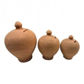 Κουμπαράς Πήλινος (3 μεγέθη)