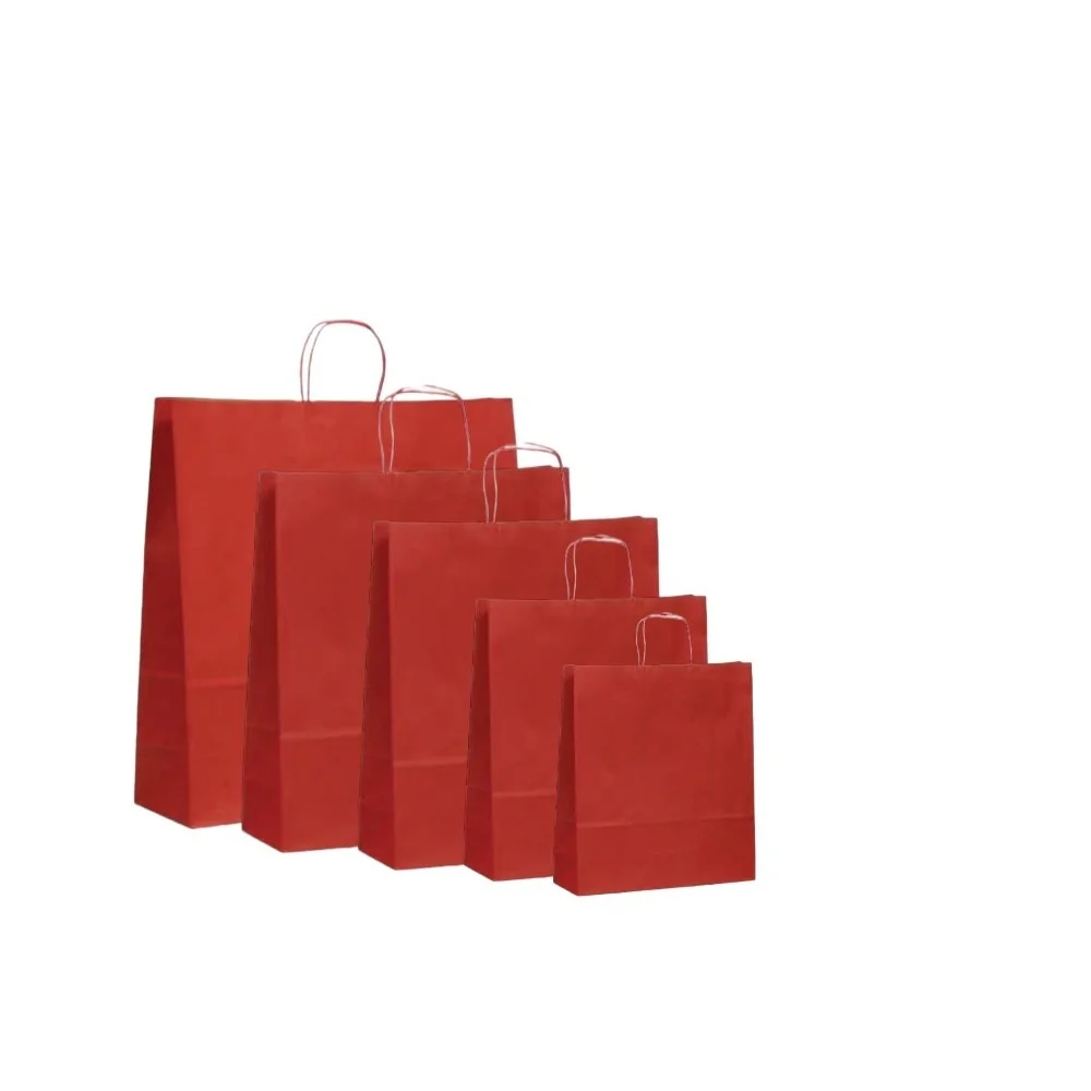 Τσάντες Χάρτινες Δώρου Κόκκινες