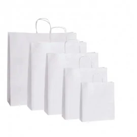 Τσάντες Χάρτινες Δώρου Λευκές