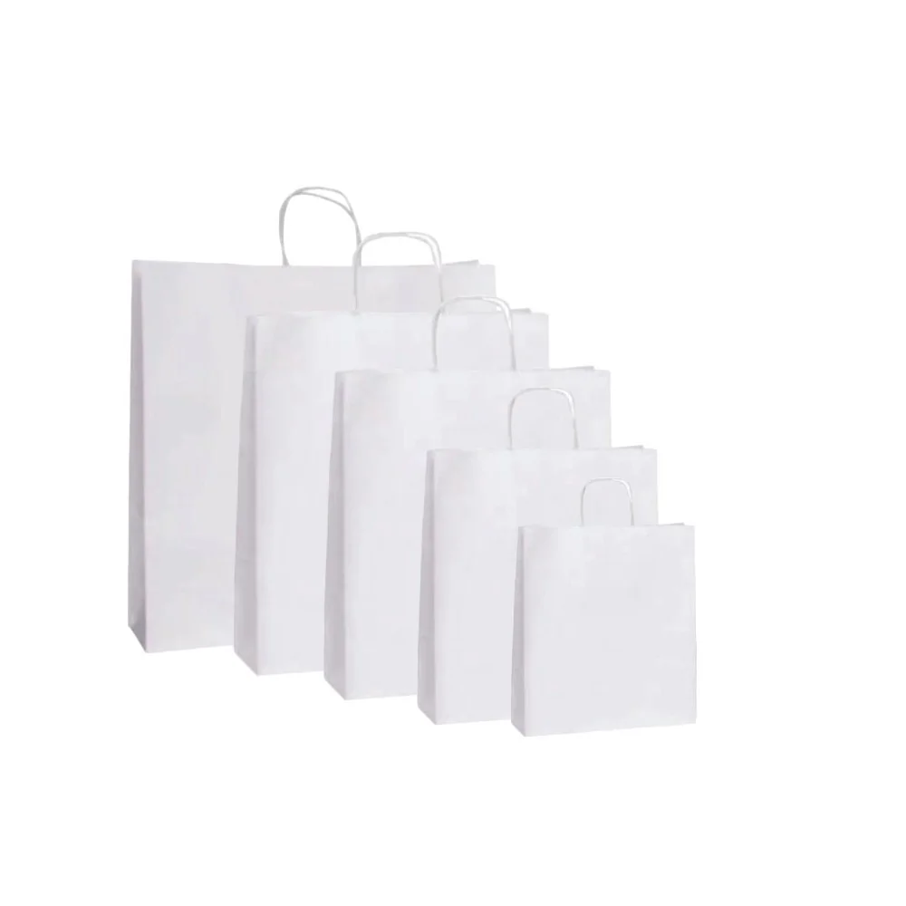 Τσάντες Χάρτινες Δώρου Λευκές