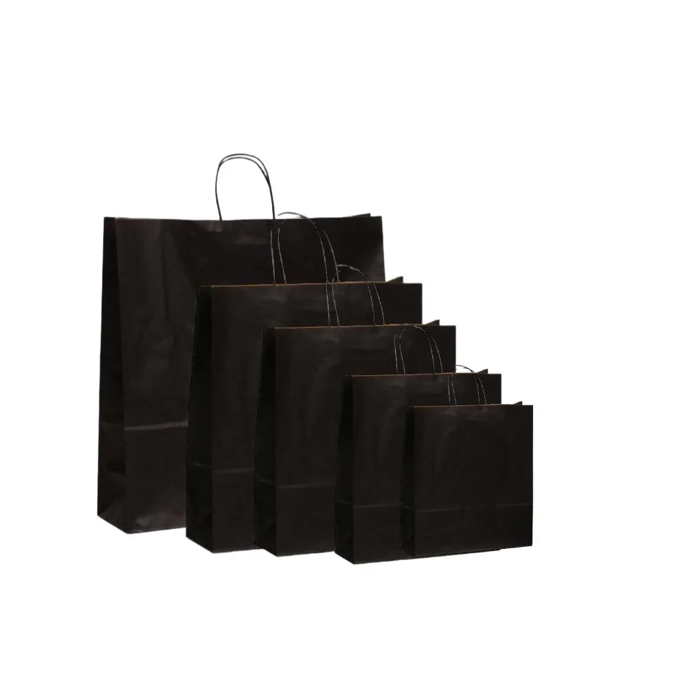Τσαντές Χάρτινες Δώρου Μαύρες