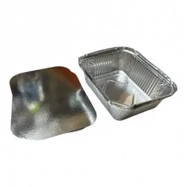 Σκεύος Αλουμινίου 5 τεμαχίων τετράγωνο μικρό