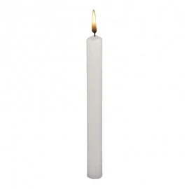 Κερί Κηροπηγίου Σπαρματσέτο Λευκό 20 x 2 cm