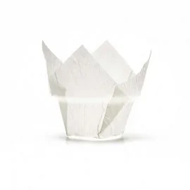 Φόρμες - Θήκες Για Cup Cake Εκρού