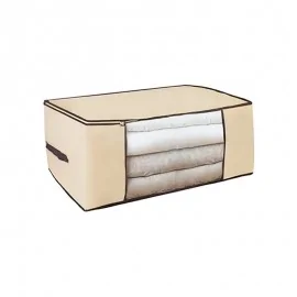 Θήκη Αποθήκευσης Ρούχων 60x45x30cm Εκρού