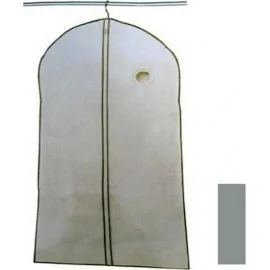 Κρεμαστή Θήκη για Παλτά Εκρού 90×60 cm