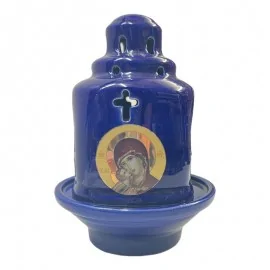 Καντήλι Πήλινο Μπλε