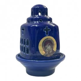 Καντήλι Πήλινο Μπλε