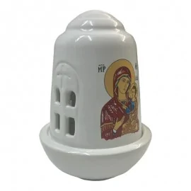 Καντήλι Πήλινο Άσπρο