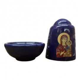 Καντήλι Πήλινο Μπλε