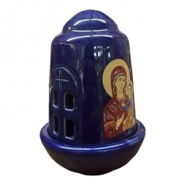 Καντήλι Πήλινο Μπλε