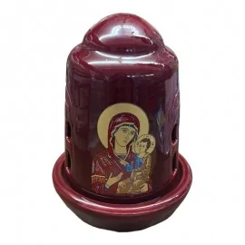 Καντήλι Πήλινο Μπορντώ