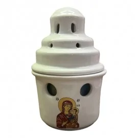 Καντήλι Πήλινο Λευκό