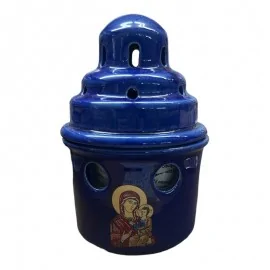 Καντήλι Πήλινο Μπλε