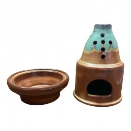 Καντήλι Πήλινο Δίχρωμο