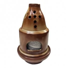 Καντήλι Πήλινο Καφέ