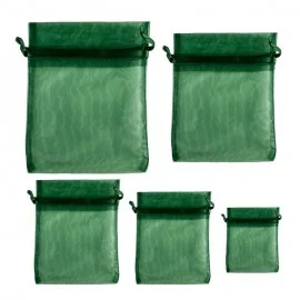 Κυπαρισσί Πουγκιά Οργάντζα Των 10τεμ.