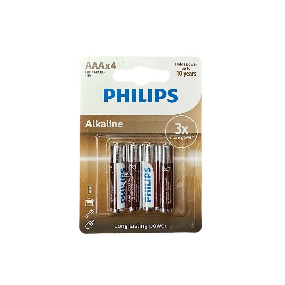 Αλκαλικές Μπαταρίες AAA 1.5V PHILIPS