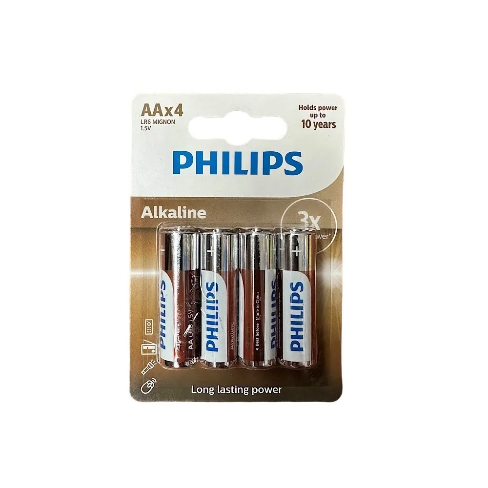 Αλκαλικές Μπαταρίες AA 1.5V PHILIPS