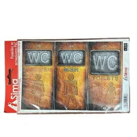 Αυτοκόλλητα (3) WC