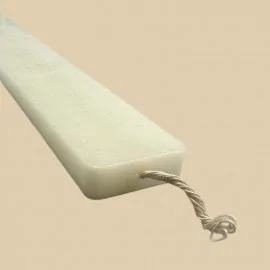 Λαμπάδα Πλακέ Λευκή Μεγάλη 34 εκ.