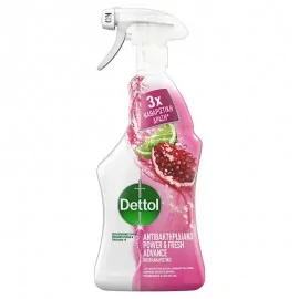 Dettol Καθαριστικό Spray Γενικής Χρήσης Αντιβακτηριδιακό, Ρόδι & Lime 500ml