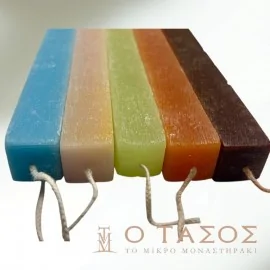 Λαμπάδα Πασχαλινή Τετράγωνη Ξυστή 20εκ.