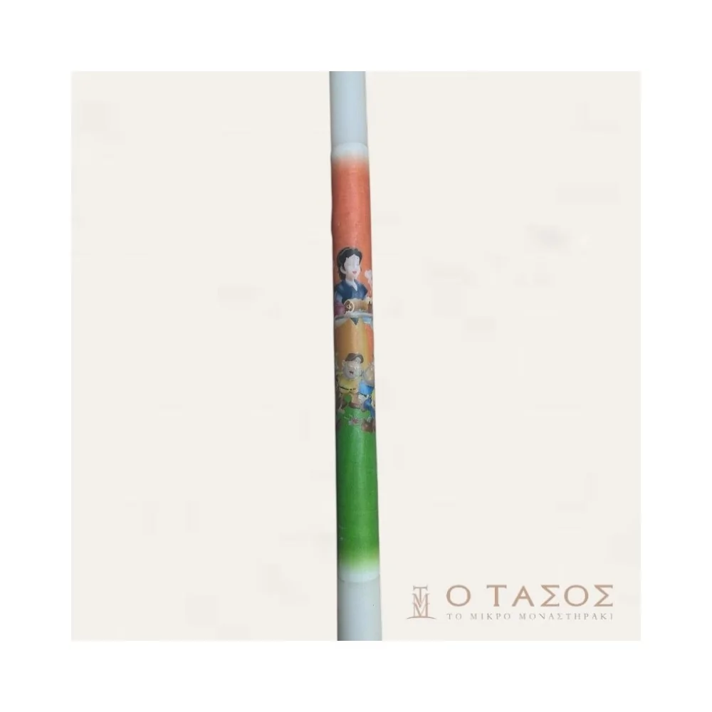 Λαμπάδα Πασχαλινή "Χιονάτη"