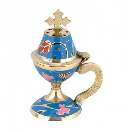 Θυμιατό Μπρούτζινο Μπλε