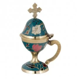 Θυμιατό Μπρούτζινο Μπλε