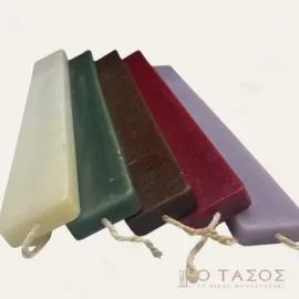 Λαμπάδα Πλακέ Λεία Μεγάλη 34 εκ.