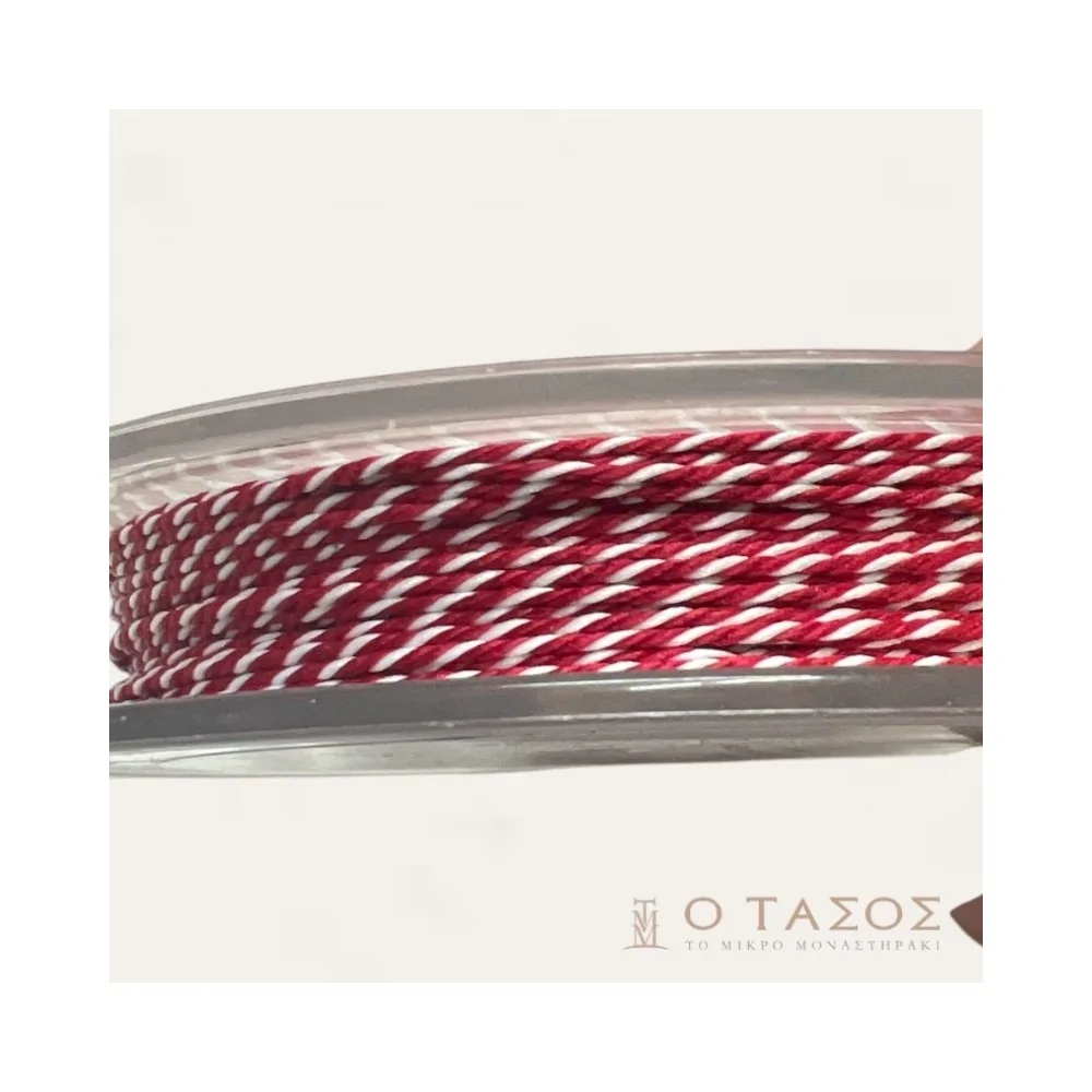 Κορδέλα Κόκκινη Άσπρη Έντονο