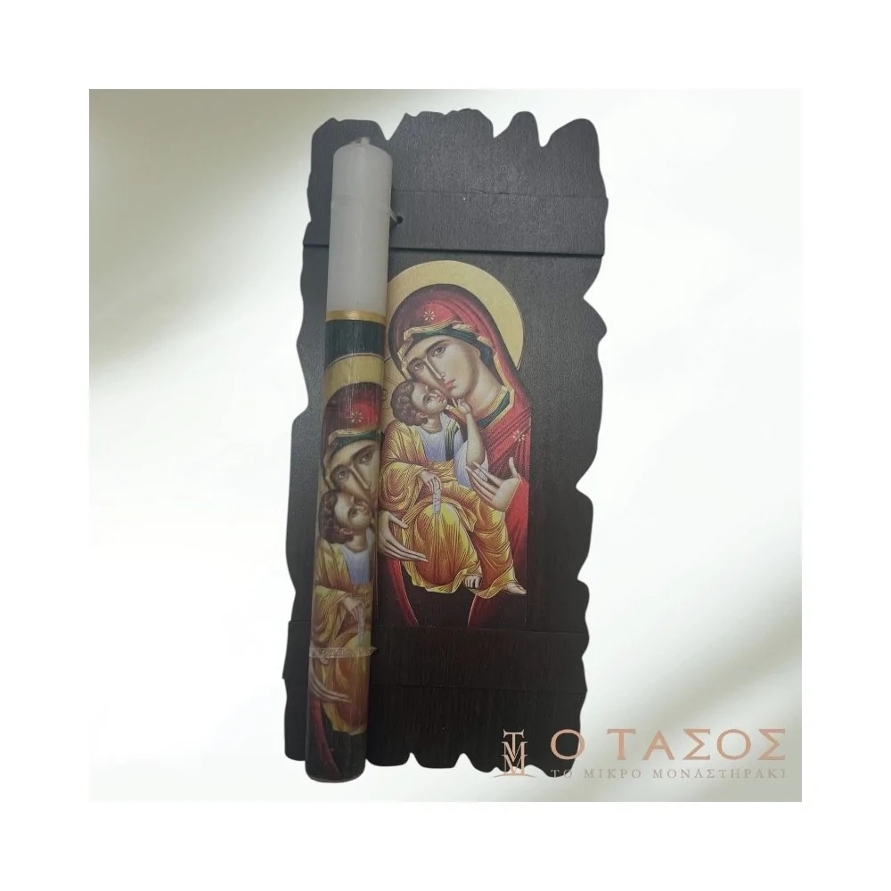 Χριστιανική Λαμπάδα με Εικόνα