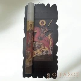 Χριστιανική Λαμπάδα με Εικόνα