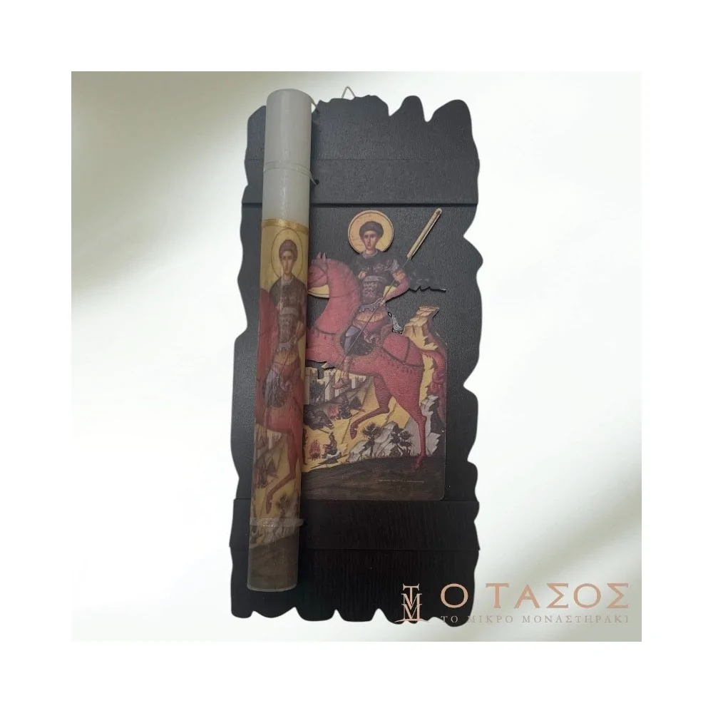 Χριστιανική Λαμπάδα με Εικόνα